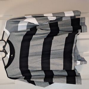 2 Madewell Black and White Striped Top Small